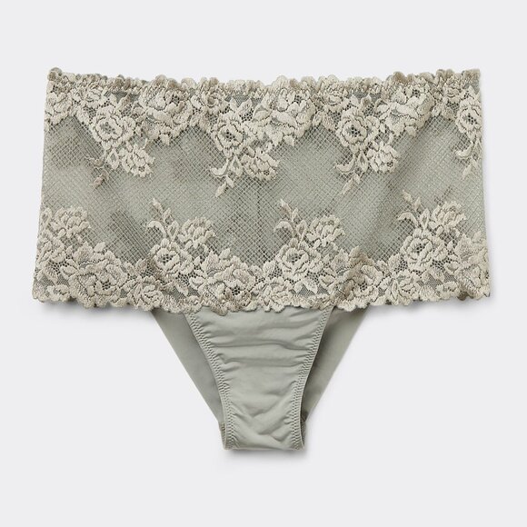 Intimissimi Pretty Flowers Briefs in Fade Green - Picture 6 of 7